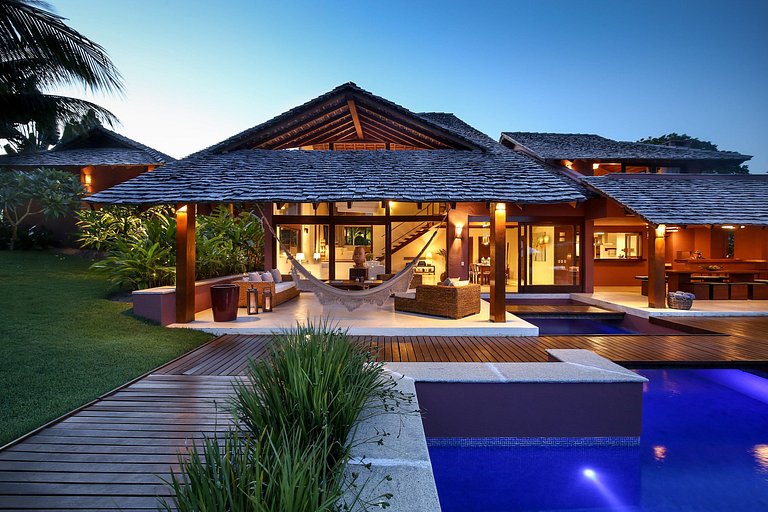 Manoir, vacances, 6 suites, golf, mer, nature, Trancoso, Bah