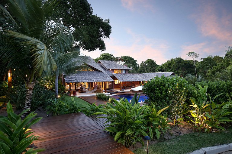Mansão, férias, 6 suítes, golf, mar, natureza, Trancoso, Bah