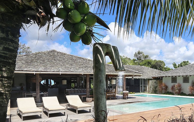 Bah027 - Design único, piscina e vista no mar