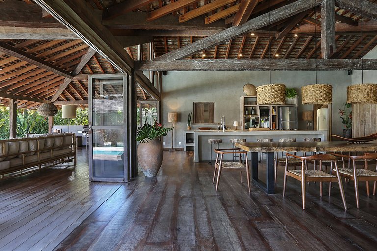 Bah027 - Diseño único, piscina y vista al mar