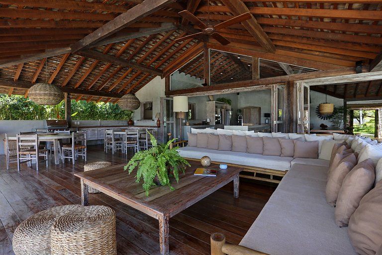 Bah027 - Design único, piscina e vista no mar