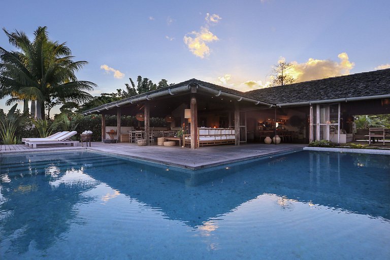 Bah027 - Design único, piscina e vista no mar