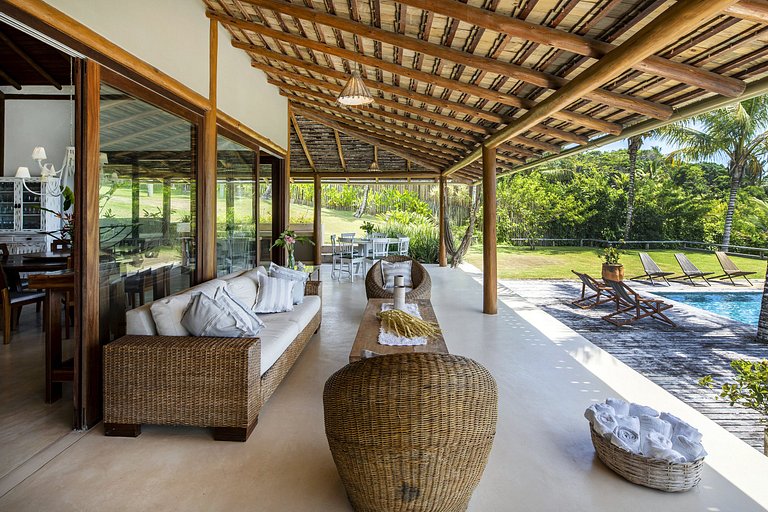 Casa para temporada, Casa de Luxo, Trancoso, Vista para o Ma