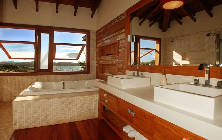 Buz022 - Impresionante villa de 4 dormitorios en Buzios