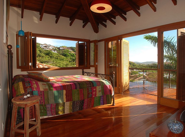 Buz022 - Impressionante villa de 4 quartos em Búzios
