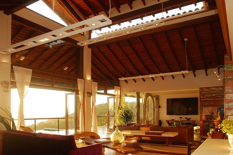 Buz022 - Impressionante villa de 4 quartos em Búzios
