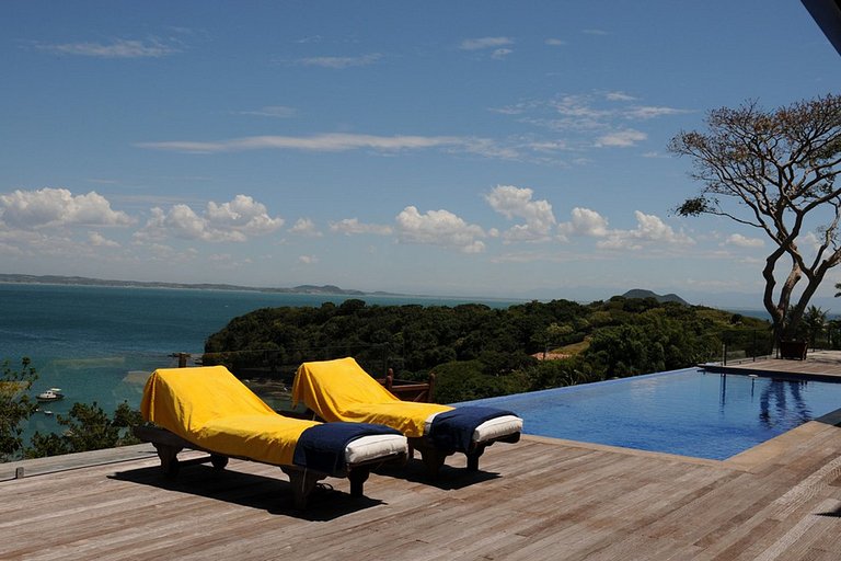 Casa de Luxo em Búzios, Praia dos Ossos, Vista para o Mar, M