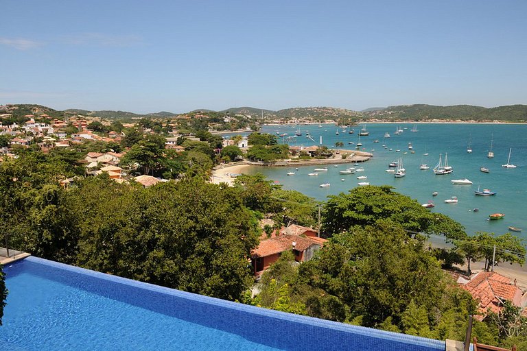 Casa de Luxo em Búzios, Praia dos Ossos, Vista para o Mar, M