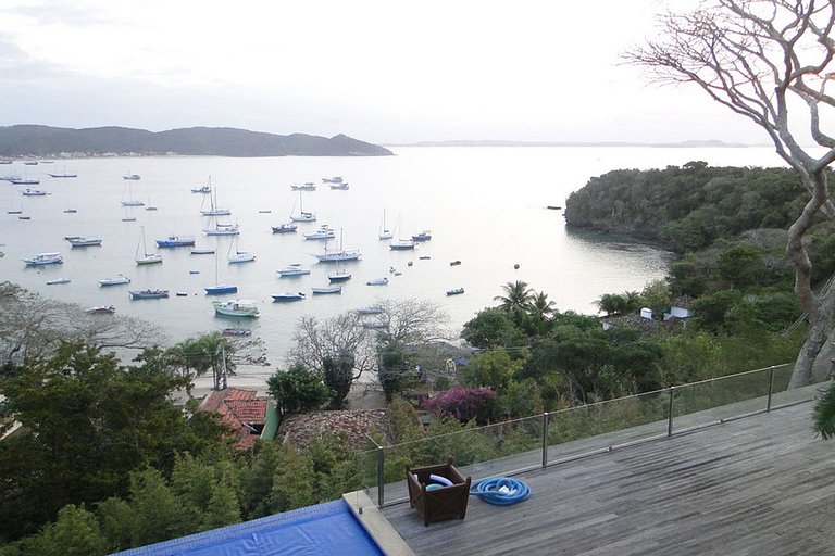 Casa de lujo en Buzios, Playa Bones, con vista al mar, Mansi
