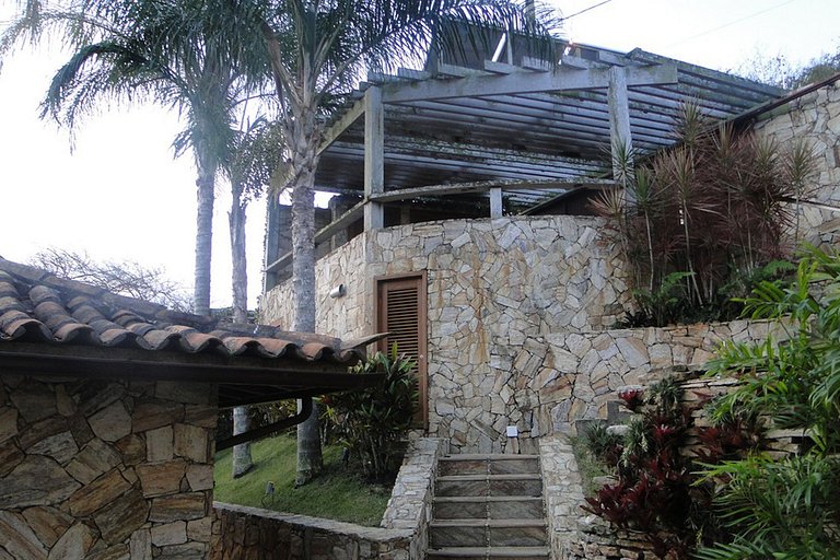 Casa de lujo en Buzios, Playa Bones, con vista al mar, Mansi