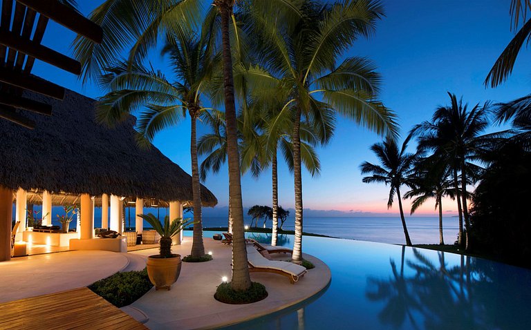 Ptm001 - Lujosa villa de 9 cuartos frente mar en Punta Mita