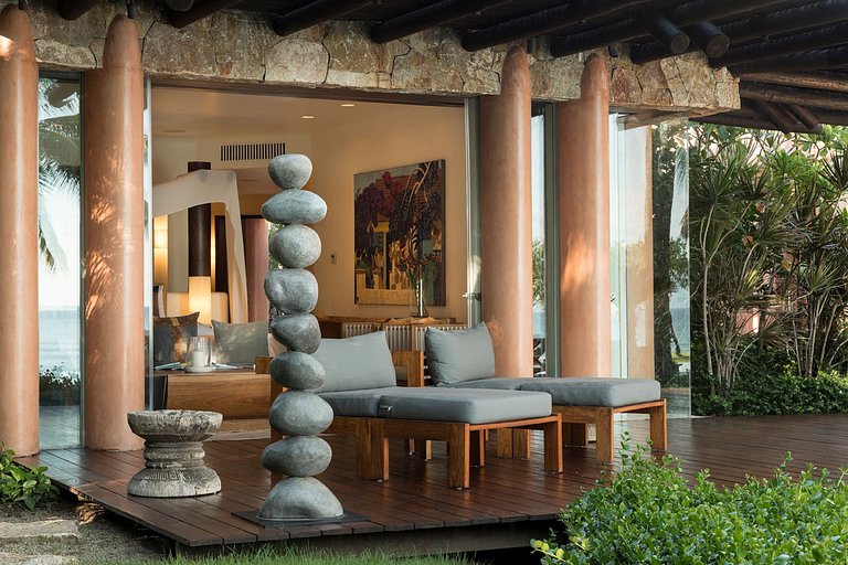 Ptm001 - Lujosa villa de 9 cuartos frente mar en Punta Mita