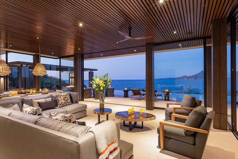 Ptm018 - Villa de luxe en bord de mer à Punta Mita