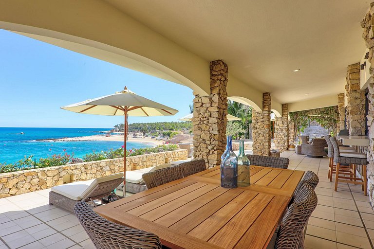 Cab026 - Villa de 5 cuartos con playa privada en Los Cabos
