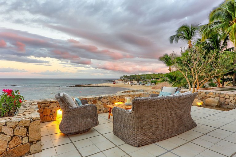 Cab026 - Villa de 5 cuartos con playa privada en Los Cabos