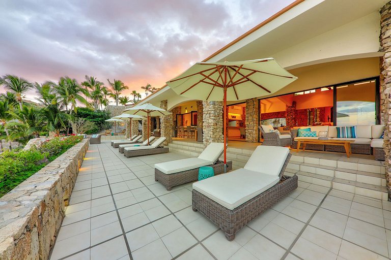 Cab026 - Villa de 5 chambres avec plage privée à Los Cabos