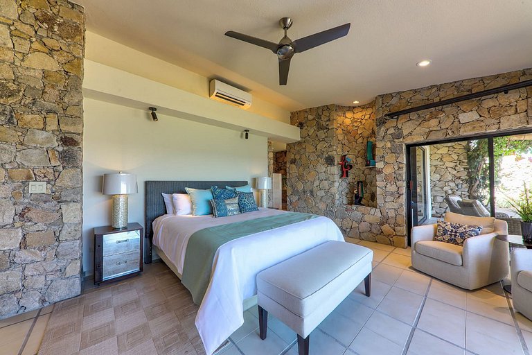 Cab026 - Villa de 5 quartos praia privada em Los Cabos