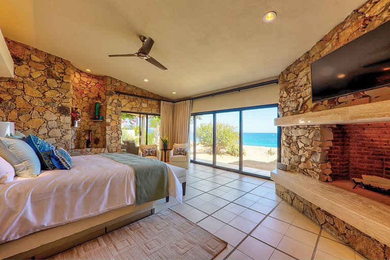 Cab026 - Villa de 5 quartos praia privada em Los Cabos