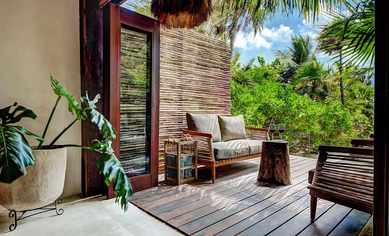 Tul024 - House on the sand with pool in Tulum