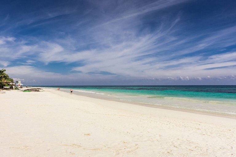 Tul024 - Villa sur le sable avec piscine à Tulum