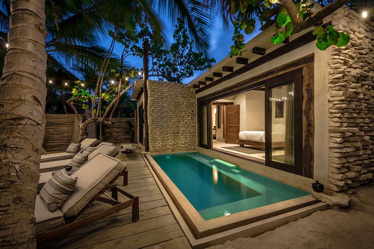 Tul026 - Fantastic sea front house in Tulum