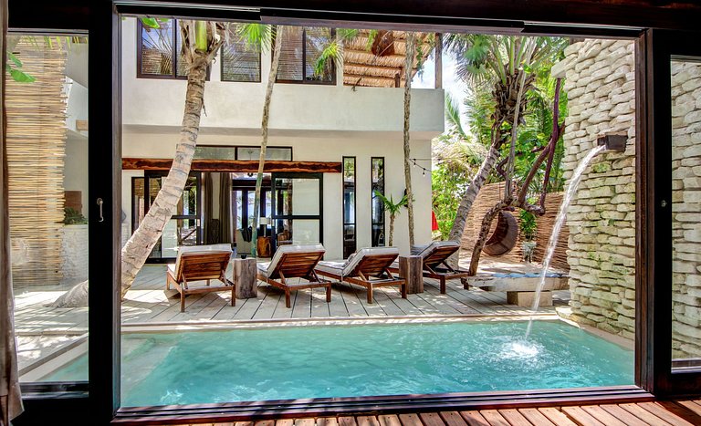 Tul026 - Fantastique villa en bord de mer à Tulum