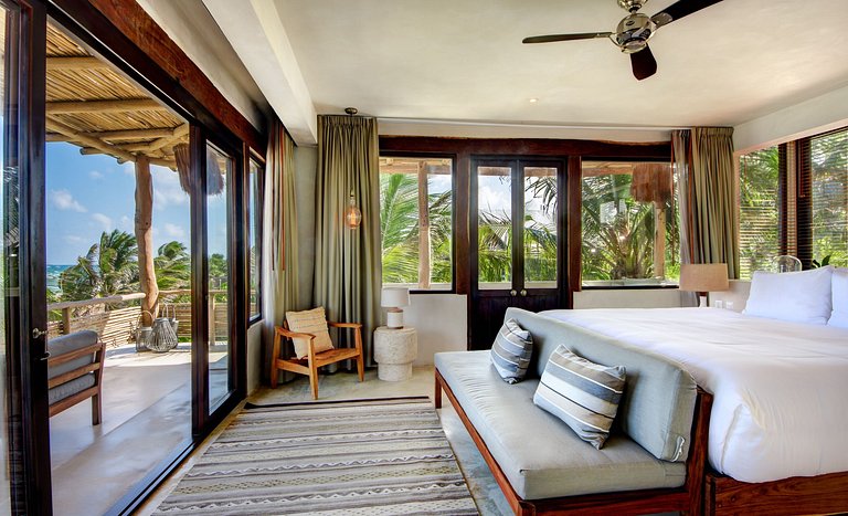 Tul026 - Fantastique villa en bord de mer à Tulum