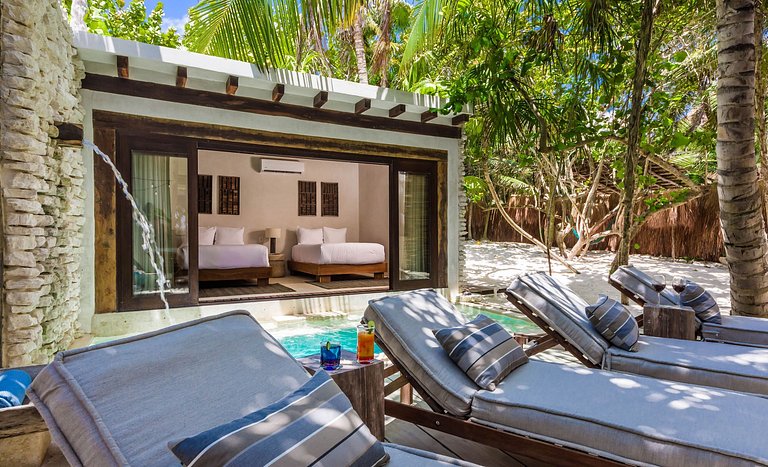 Tul026 - Fantastique villa en bord de mer à Tulum