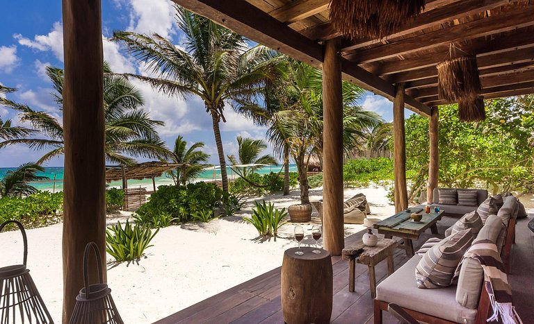 Tul026 - Fantastique villa en bord de mer à Tulum