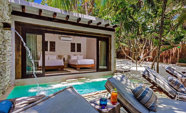 Tul026 - Fantástica casa frente mar em Tulum