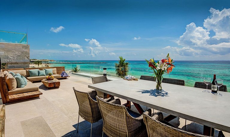 Pcr004 - Gorgeous beachfront villa in Playa del Carmen