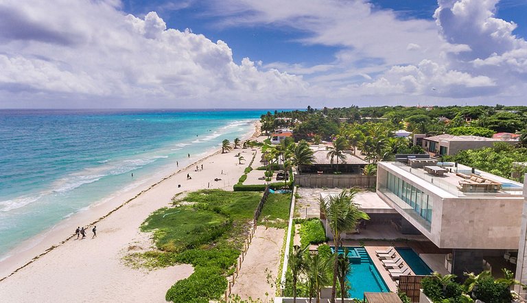 Pcr004 - Gorgeous beachfront villa in Playa del Carmen