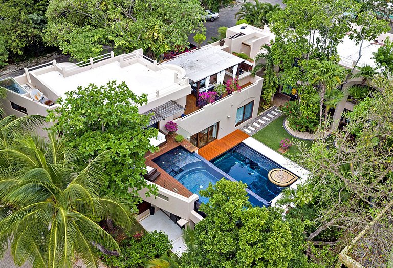Pcr007 - Incrível villa com piscina em Playa del Carmen