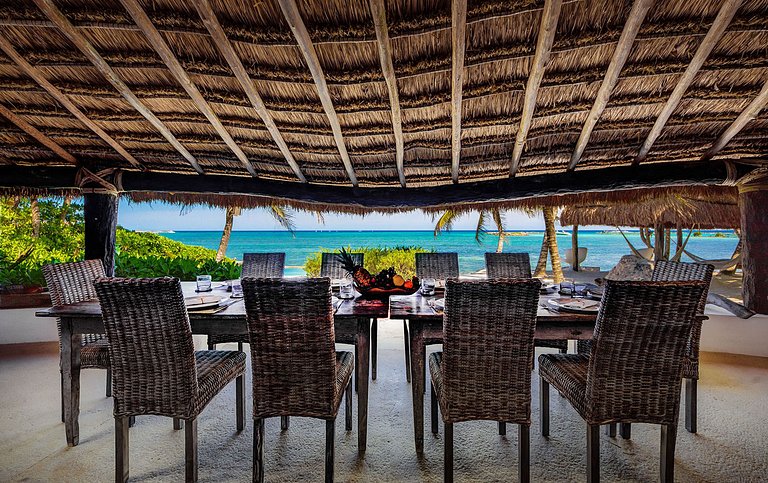 Pta002 - Villa de luxo frente mar em Puerto Aventuras