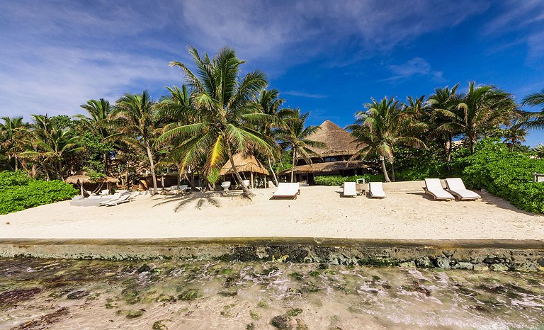 Pta002 - Villa de luxo frente mar em Puerto Aventuras