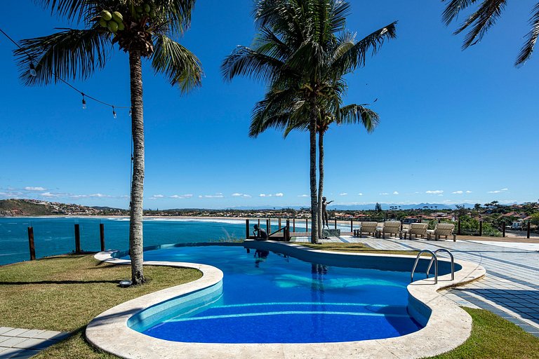 Buz045 - Luxury Mansion with beautiful sea view in Buzios
