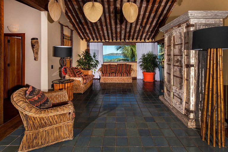 Buz045 - Villa avec vue magnifique sur la mer à Buzios