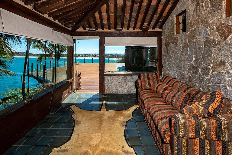 Buz045 - Luxury Mansion with beautiful sea view in Buzios