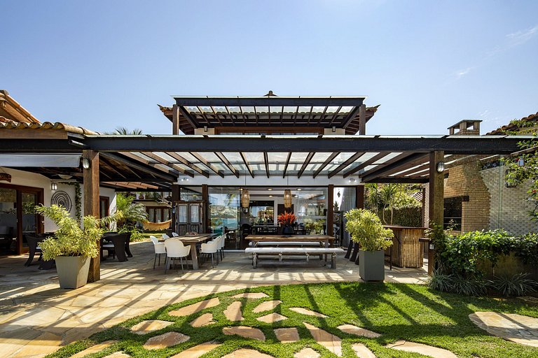 Casa de Luxo, Praia da Ferradura, Buzios, Casa á Beira Mar,
