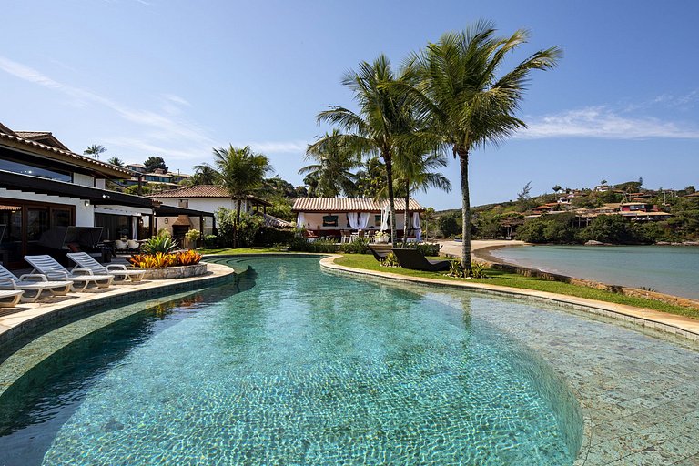 Casa de Luxo, Praia da Ferradura, Buzios, Casa á Beira Mar,