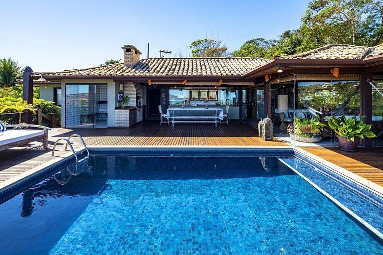 Buz051 - Wonderful house overlooking the sea in Geribá