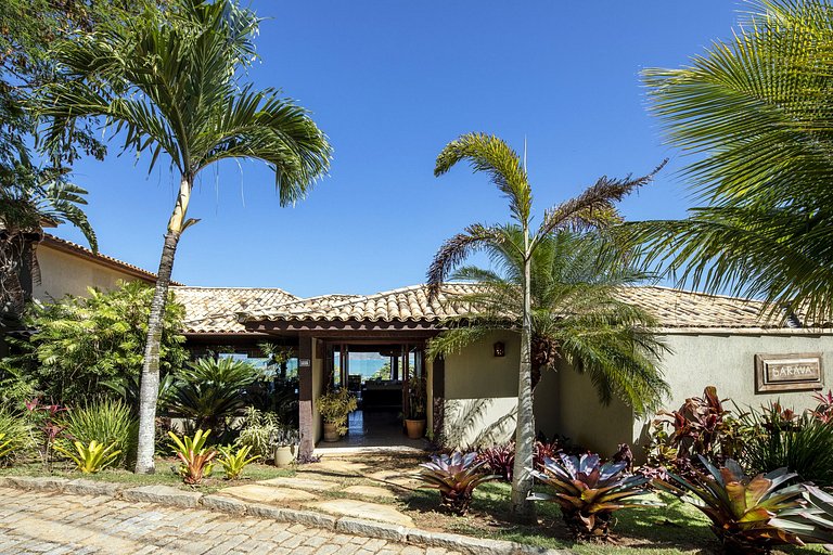 Buz051 - Wonderful house overlooking the sea in Geribá