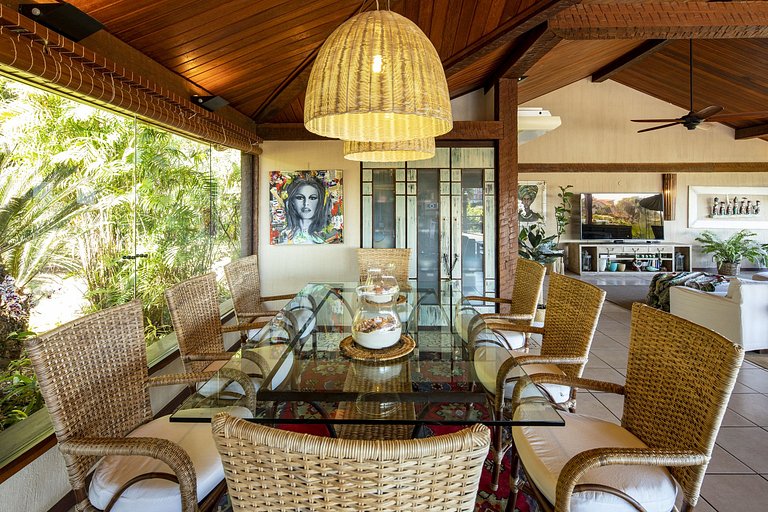 Buz051 - Wonderful house overlooking the sea in Geribá