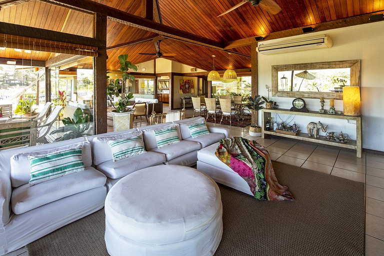 Buz051 - Wonderful house overlooking the sea in Geribá