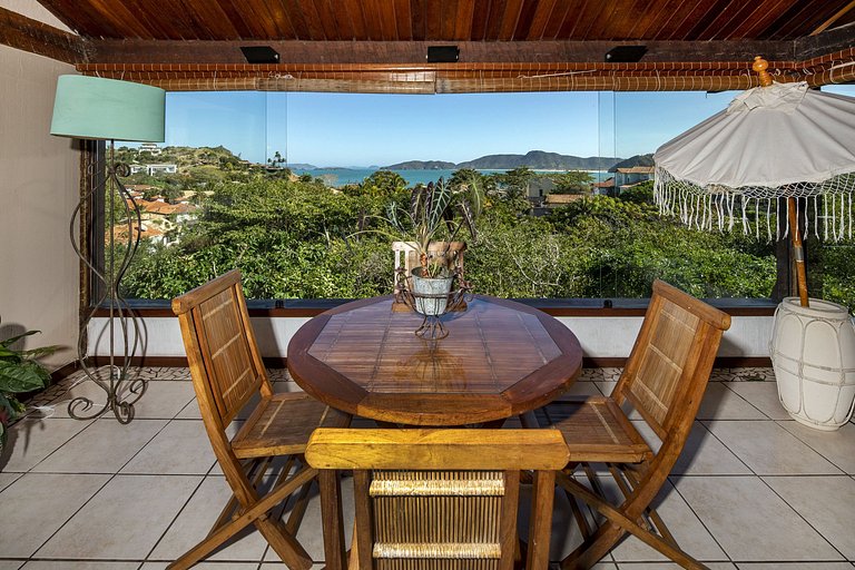 Buz051 - Maravillosa casa con vista al mar en Geribá