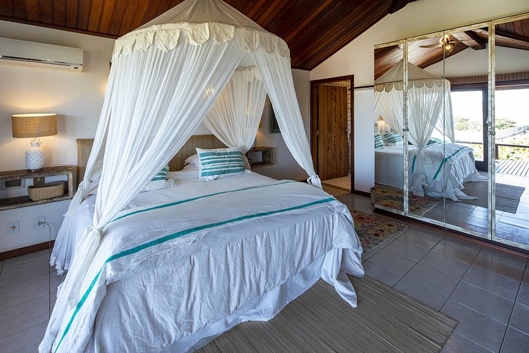 Buz051 - Wonderful house overlooking the sea in Geribá