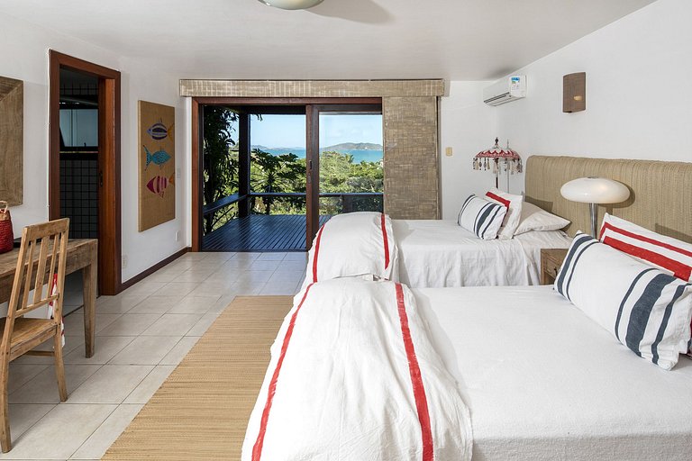 Buz051 - Maravillosa casa con vista al mar en Geribá