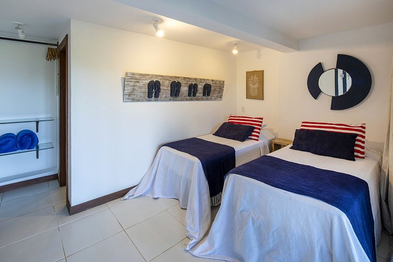 Buz051 - Wonderful house overlooking the sea in Geribá