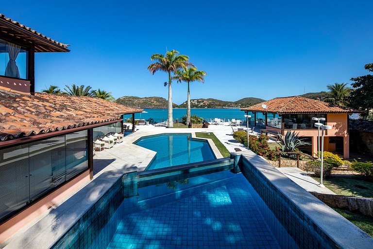 Buz039 - Casa frente al mar con piscina y cancha de tenis