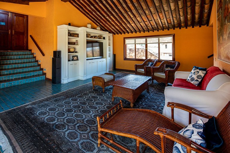 Buz039 - Casa à beira-mar com piscina e quadra de tênis